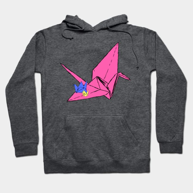 Cranes Hoodie by Brieana